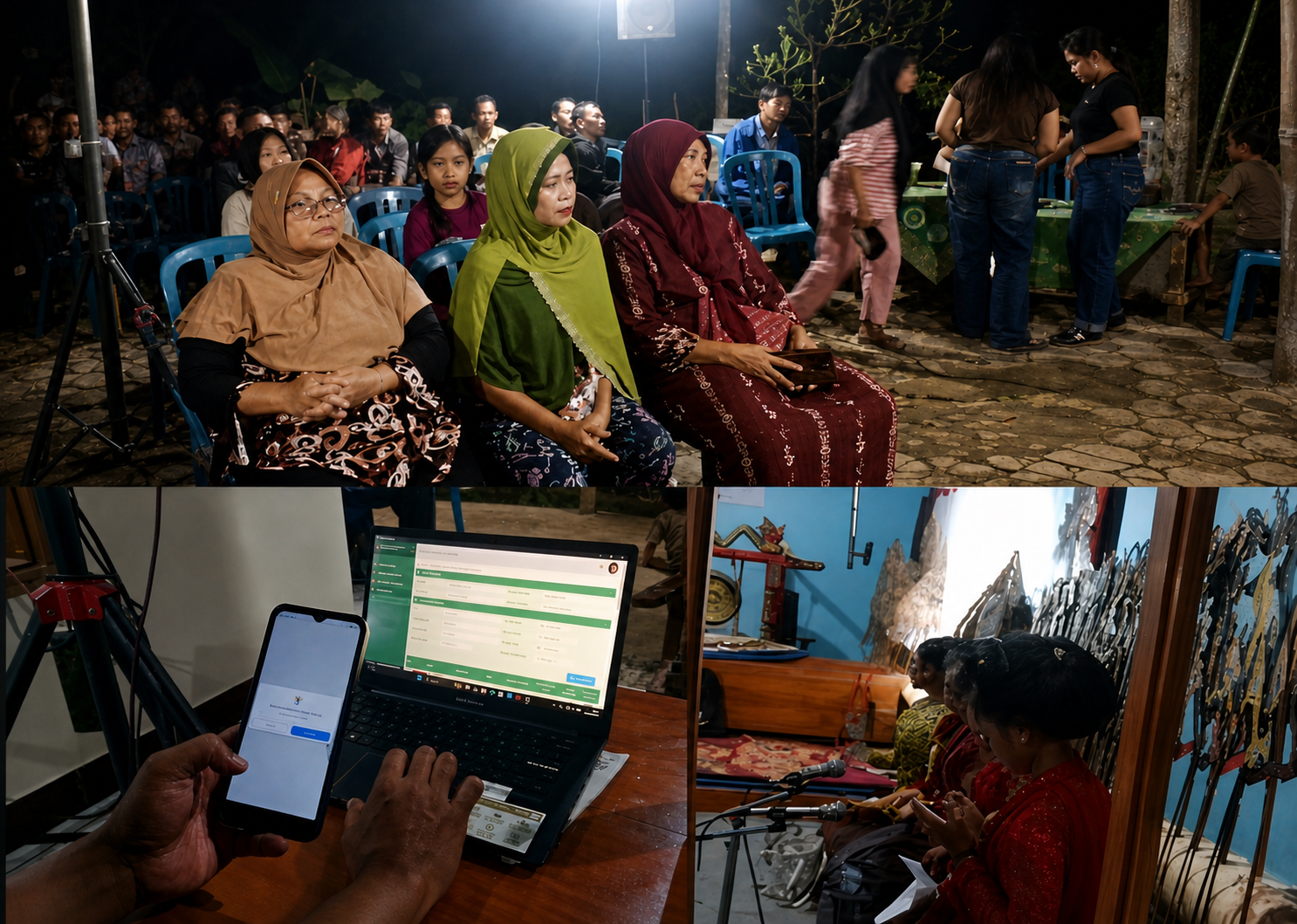 JEMPUT BOLA AKTIVASI IKD DI PAGELARAN WAYANG KULIT, PRAKTIK DESA NYAWIJI MIGUNANI DI DESA HARGOREJO